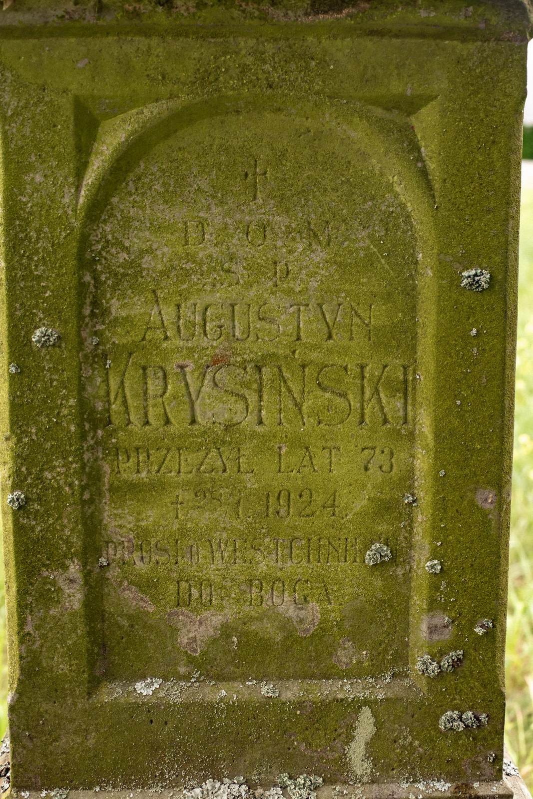 Nagrobek: Augustyn Krysiński
