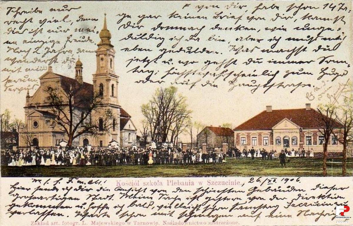 Kościół św. Marii Magdaleny w Szczucinie — 1906